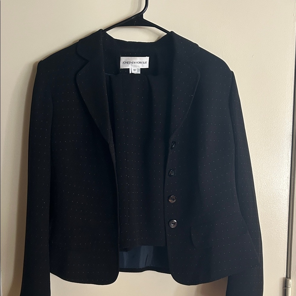 Jones New York Black Women's Blazer and Skirt Duo